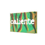 De hete Peper van Caliente Jalapeno Canvas Print