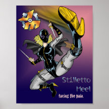 De Hiel van Stilletto Print