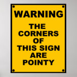 De hoeken van Dit Teken zijn de Parodie van Pointy Plaat