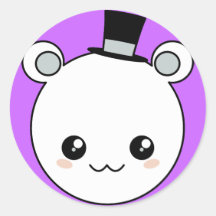 De hoge zijden Kawaii dragen Sticker