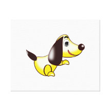 De Hond van de cartoon Stretched Canvas Prints