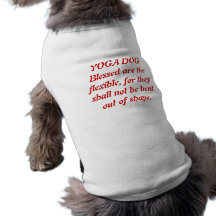 DE HOND VAN DE YOGA SHIRT VOOR HONDJES