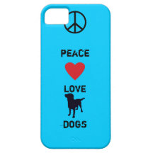De Honden van de Liefde van de vrede iPhone 5 Cover