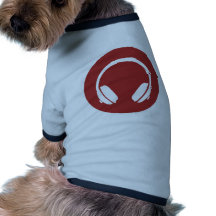 De Hoofdtelefoons van de muziek Dieren Tshirt