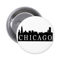 De Horizon van Chicago Speldbutton