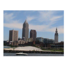 De Horizon van Cleveland Ohio Wenskaarten