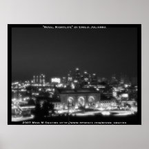 De Horizon van de Stad van Kansas Poster