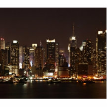 De Horizon van de Stad van New York Fotobeeldjes