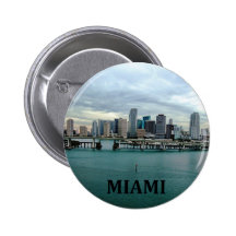 De Horizon van Miami Florida Buttons