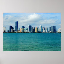 De Horizon van Miami Posters