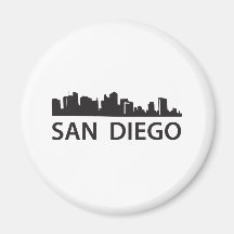 De Horizon van San Diego Koelkast Magneetjes