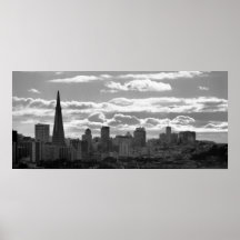 De Horizon van San Francisco Poster