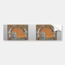 De Houtwol Casablanca van het hotel (Maroc), Wijno Bumpersticker