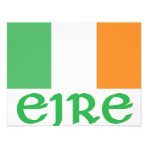 De Ierse Vlag van IERLAND Persoonlijke Aankondigingen