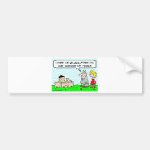 de immigratie heroverweegt margaritas bumpersticker