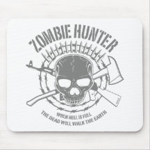 De Jager Mousepad van de zombie Muismat