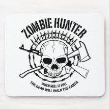 De Jager Mousepad van de zombie Muismat