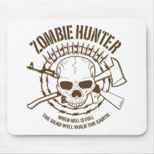 De Jager Mousepad van de zombie Muismat