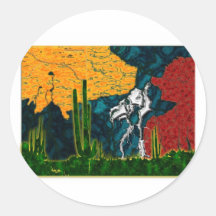 De Jager van de robot Stickers