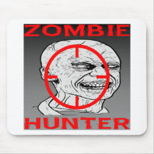De Jager van de zombie #004 Muis Mat