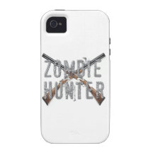 De Jager van de zombie met Pistolen Case-Mate iPhone 4 Case