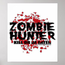 De Jager van de zombie Posters