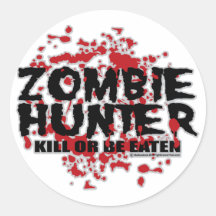 De Jager van de zombie Stickers