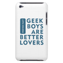 De jongens van Geek zijn betere minnaars iPod Touch Case-Mate Hoesje