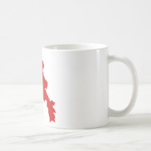 De kaart van Armenië Koffie Beker