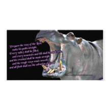 De Kaart van de Komst van Hippo Fotokaart Sjabloon