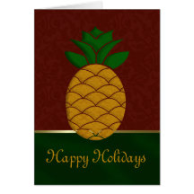 De Kaart van de Vakantie van de Ananas van het dam