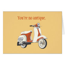 De Kaart van de Verjaardag van de autoped