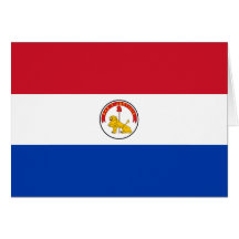 De Kaart van de Vlag van Paraguay