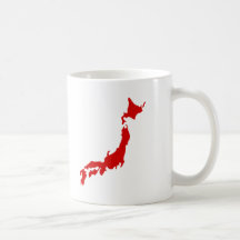 De Kaart van Japan Bekers