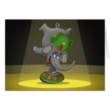 De Kaarten van de Olifant van het circus