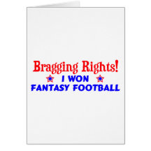 De Kampioen van het Football van de fantasie Wenskaarten