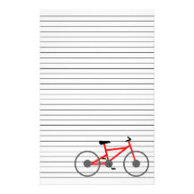 De Kantoorbehoeften van de fiets Gpersonaliseerd Briefpapier