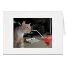 De kat van Margarita Wenskaarten