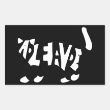 De kat van Schrödinger Rechthoekige Stickers