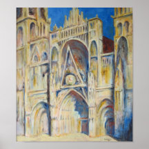 De Kathedraal van Rouen Afdruk