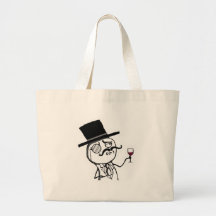 De Kerel van het Monocle van Lulzsec Draagtassen