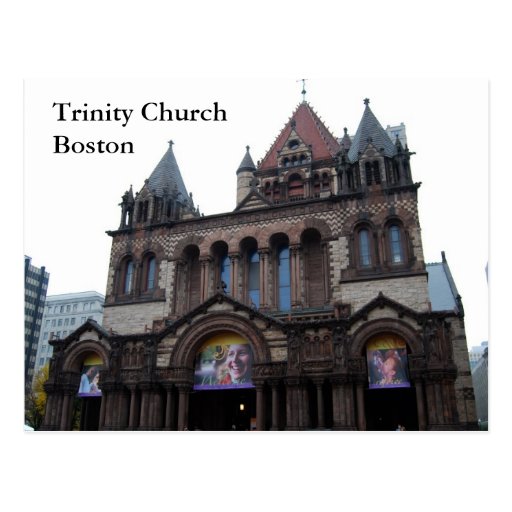 De Kerk Boston van de drievuldigheid Wens Kaarten