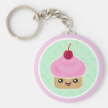 De Kers Keychain van Cupcake van Kawaii Sleutel Hangers