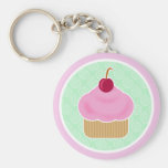 De Kers Keychain van Cupcake van Kawaii Sleutelhanger