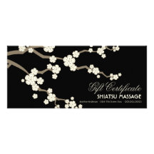 De Kers van Sakuras van de room komt het Certifica Full Color Reclamekaart
