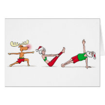 De Kerstkaart van de yoga