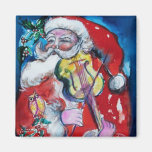 DE KERSTMAN MET VIOOL MAGNETEN