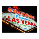 De Kerstman van Las Vegas/Briefkaart van Kerstmis  Wens Kaarten