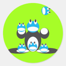 De kikker van het team - sticker