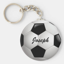 De klantgerichte Bal van het Voetbal Sleutelhanger